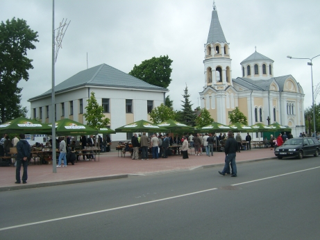 Центральная улица по случаю праздника перекрыта